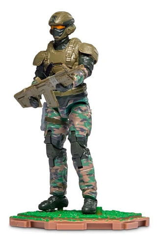 Figura Articulada Jazwares Halo Unsc Marine 10 Cm 86113um