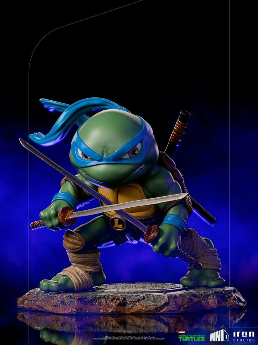 Figura Minico Leonardo Tortugas Ninja 61822 Iron Studios