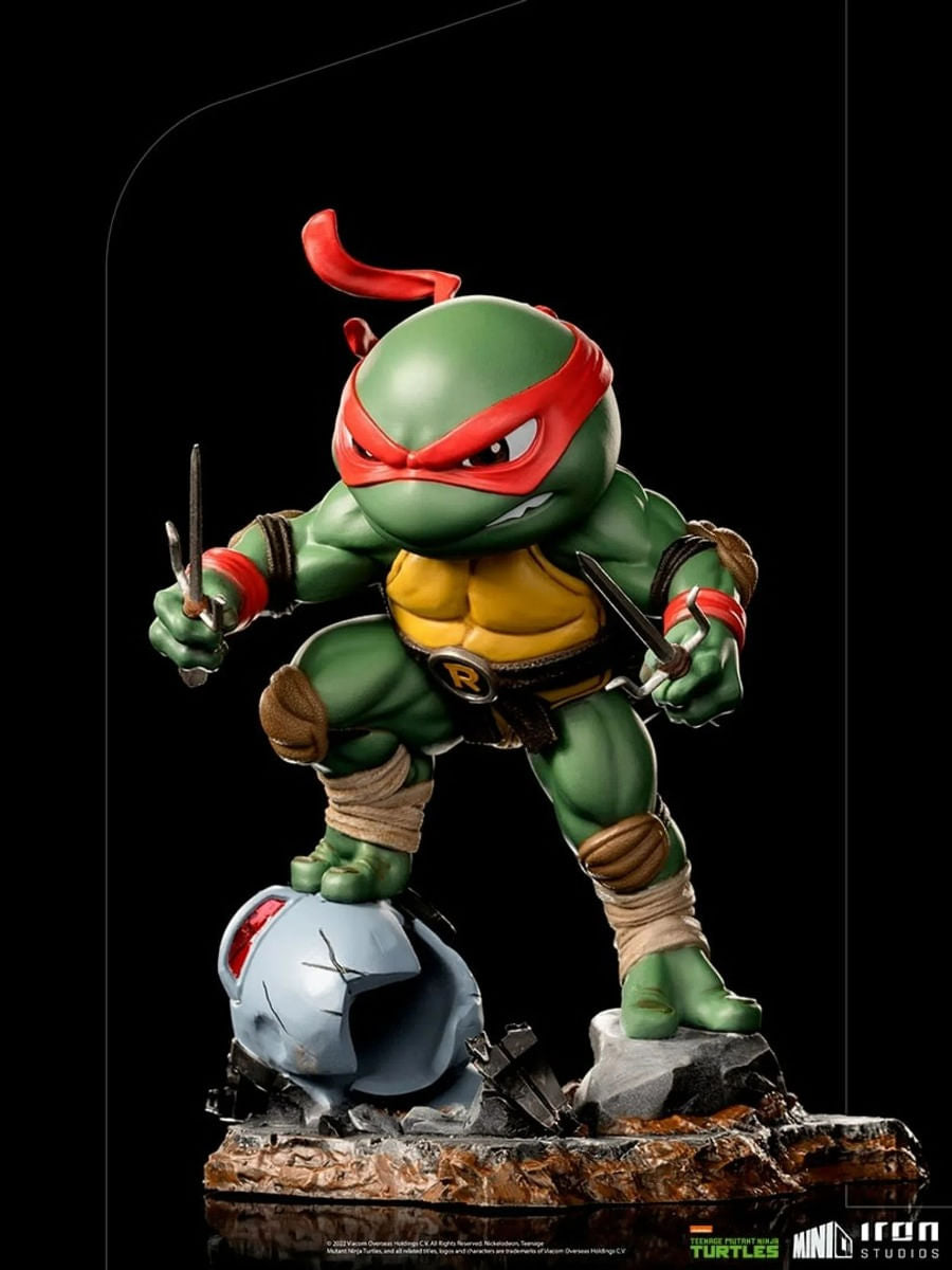 Figura Minico Raphael Tmnt Nickel62022-mc Iron Studios