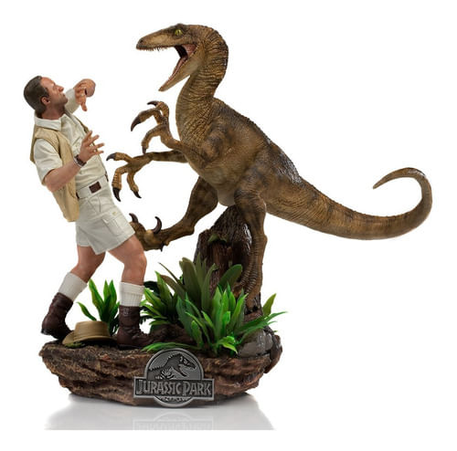 Figura Clever Girl Deluxe 1:10 Jurassic Park Iron Studios