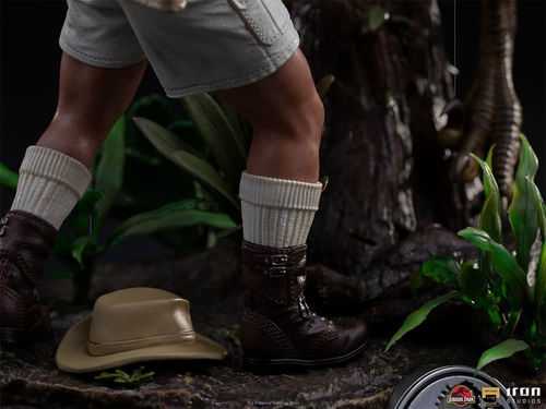 Figura Clever Girl Deluxe 1:10 Jurassic Park Iron Studios
