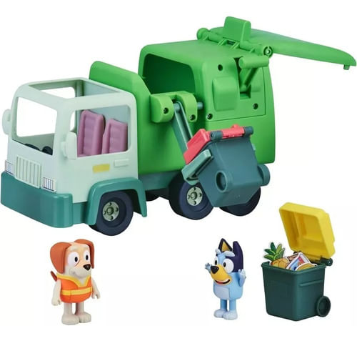 Bluey Camion de basura con dos figuras 17170