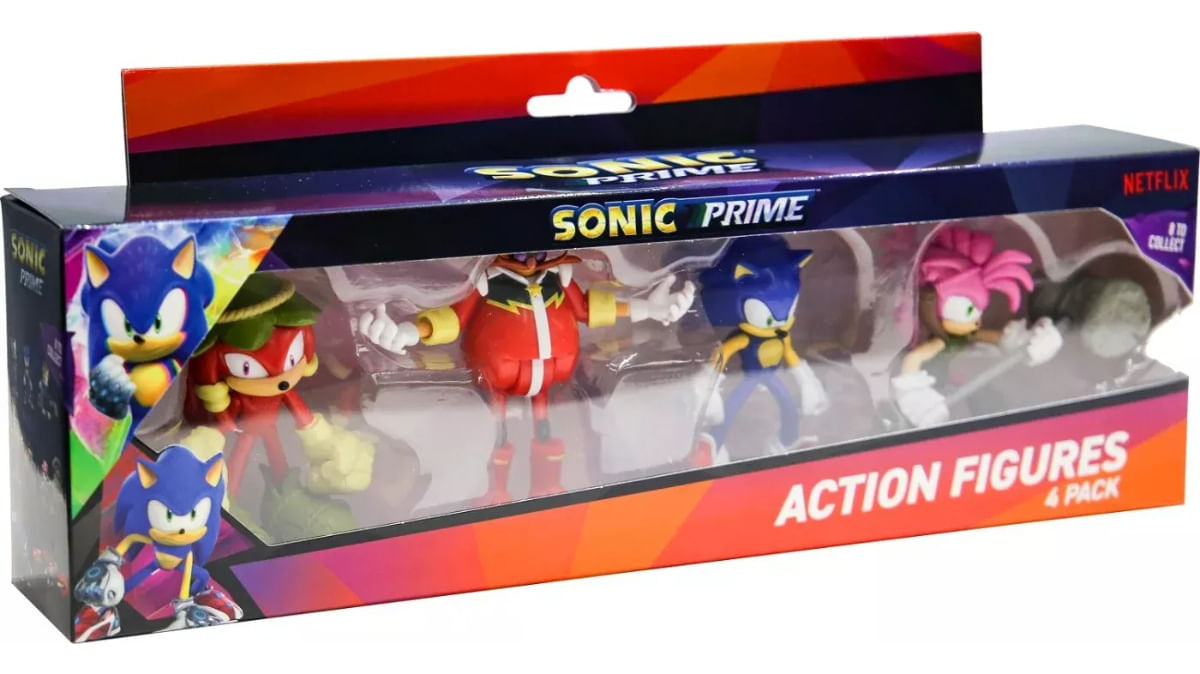 Sonic Pack X 4 Figuras Articuladas 7cm Son6040