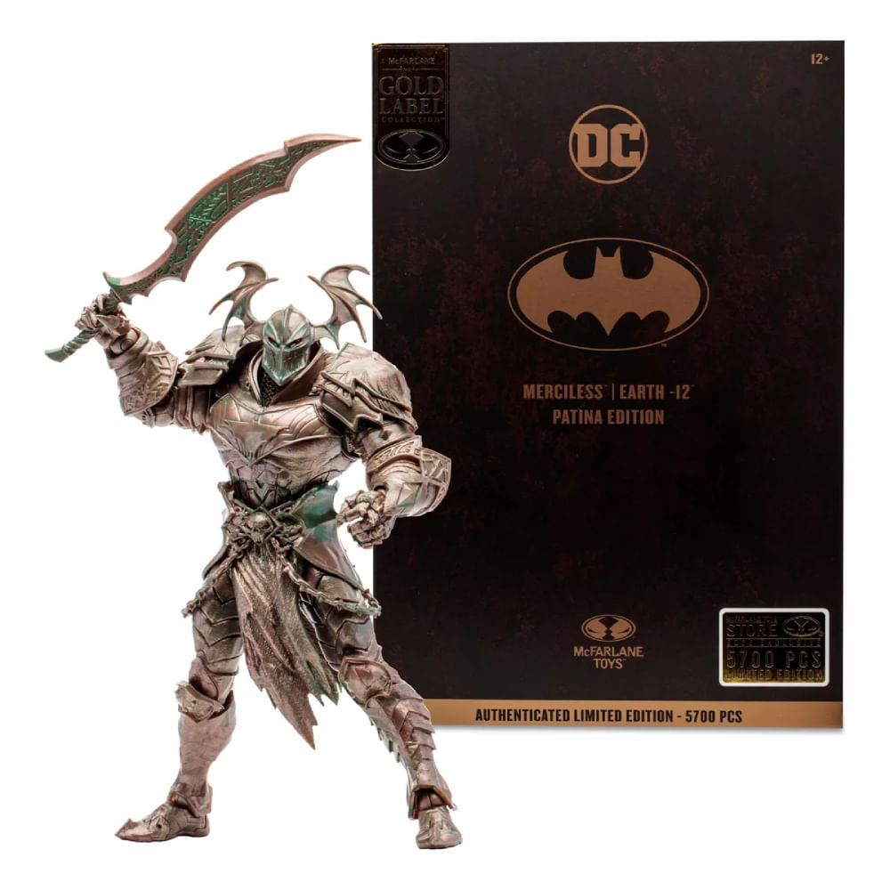 Figura Articulada Mc Farlane DC Patina Edition Merciless 18cm 17064