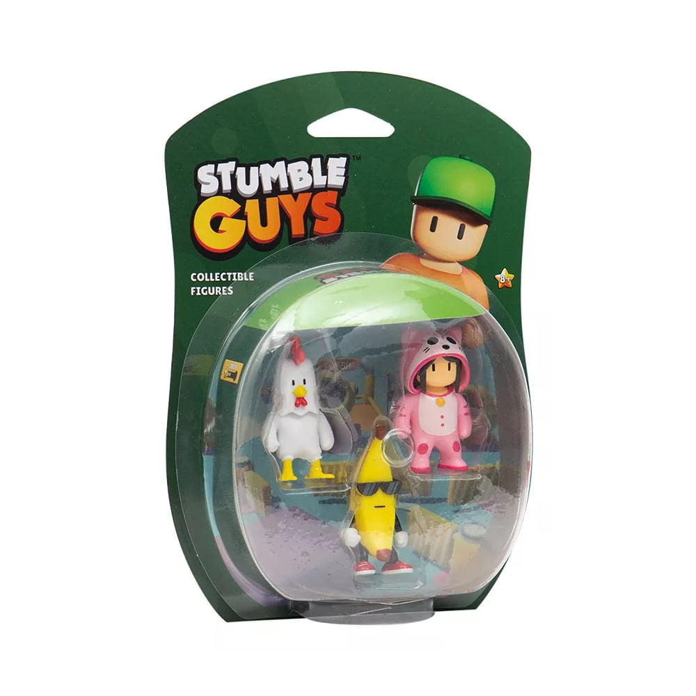 Stumble Guys Blister con tres figuras de 5,50cm SG2020