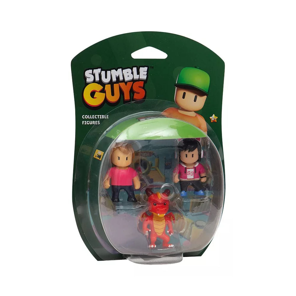 Stumble Guys Blister con tres figuras de 5,50cm SG2020