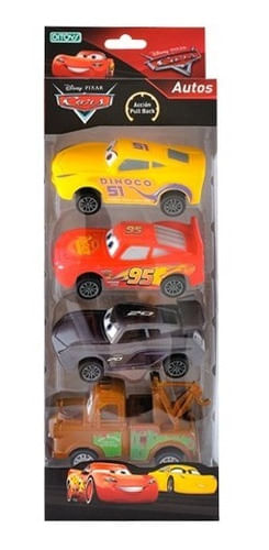 Cars Pull Back X4 2330