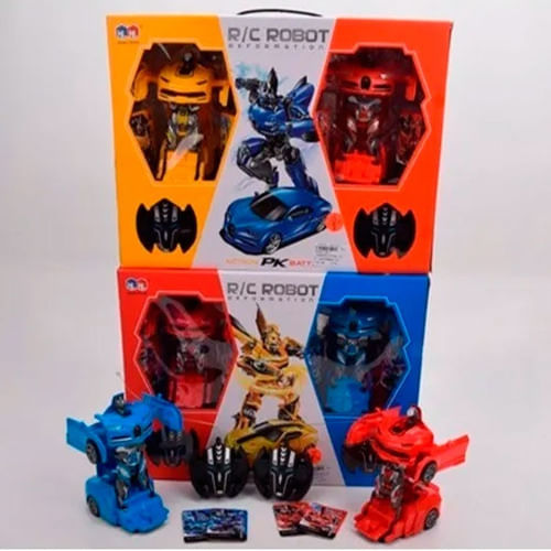 Pack X 2 Robots Transformables Auto R/c 1879837