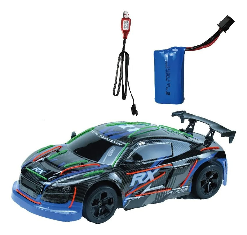 Auto Neon Monster Furius Racing Rc Sports 1:10 025891 Ns