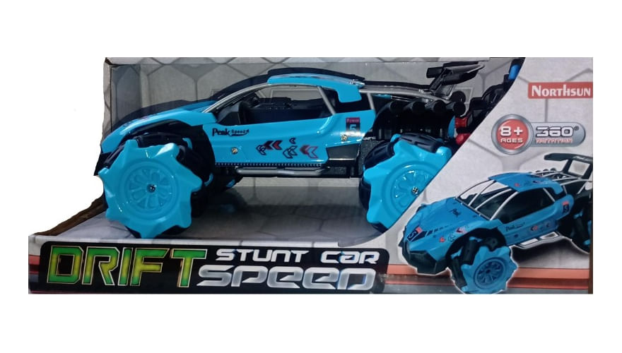 Auto Acrobacias Drift Stunt Car Speed R/c 1:18 024648 Ns Azul