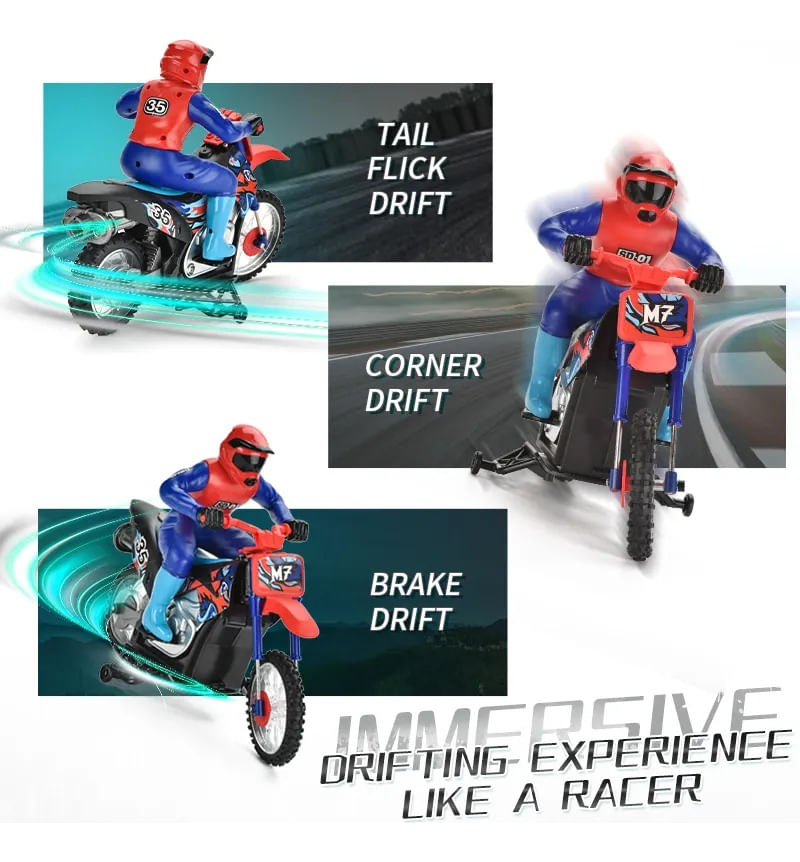 Moto R/c Spray Motorcycle 1:10 024421 Northsun