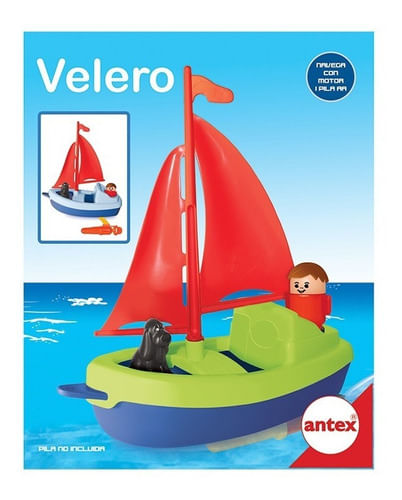 Antex Velero Con Figura 1587