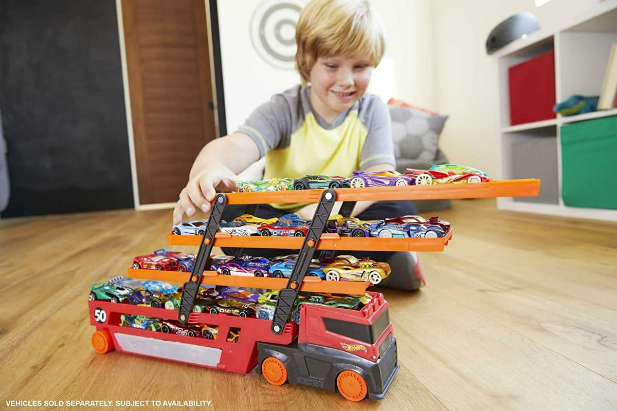 Hot Wheels Megacamion Transportador Ghr48 Mattel