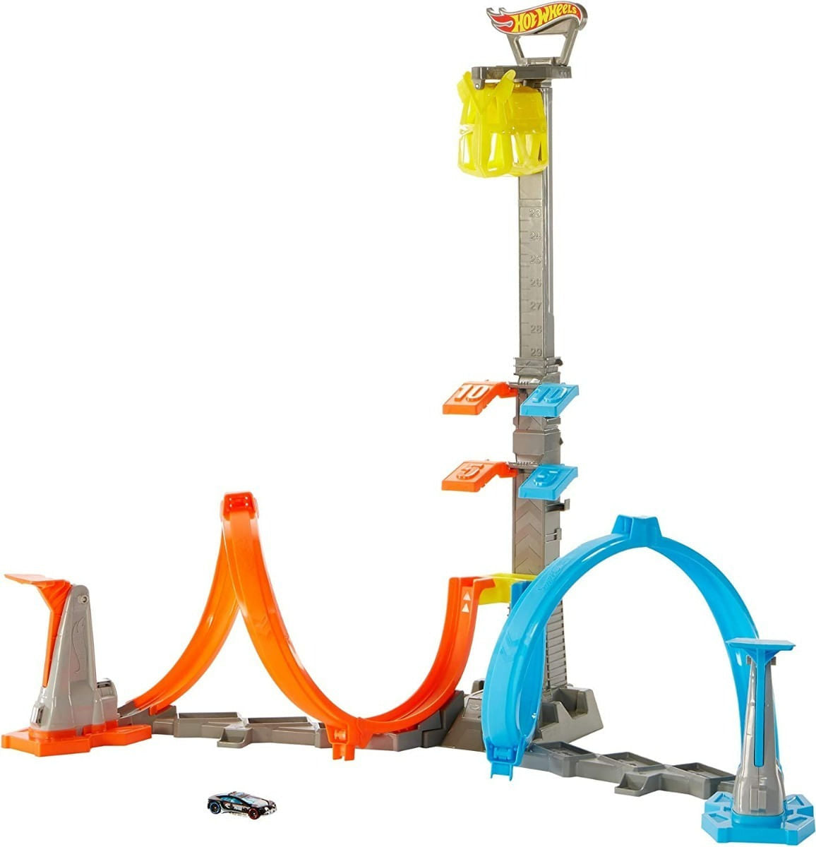 Hot Wheels Juego De Pistas Bucle Y Lanzamiento Grw39 Mattel