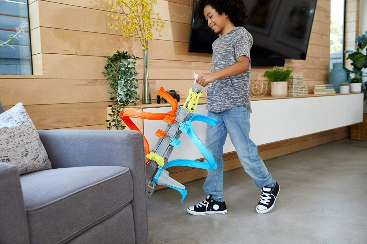 Hot Wheels Juego De Pistas Bucle Y Lanzamiento Grw39 Mattel