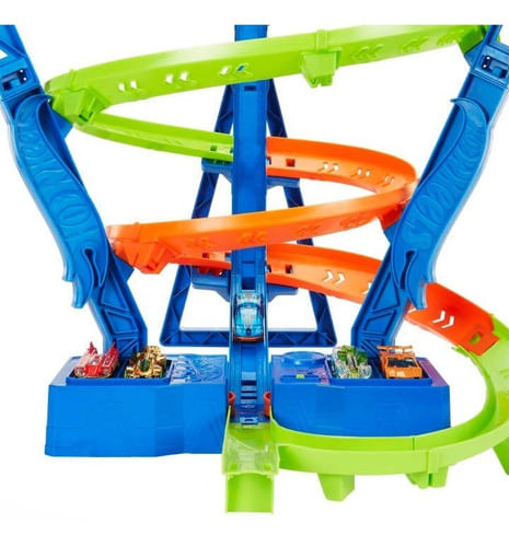 Hot Wheels Action Espiral Rápida De Choque Hgv67 Mattel
