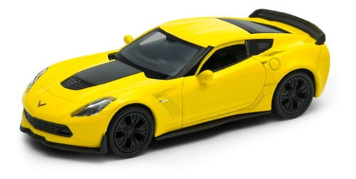Welly 1:34 2017 Chevrolet Corvette Z06 Amarillo 43752cw