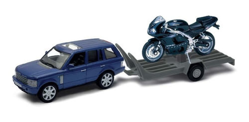 Welly Land Rover Range Rover+triumph 2002 Daytona 955i 39882