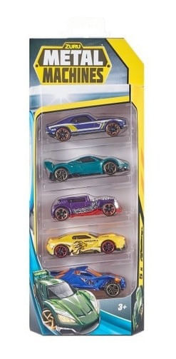 Metal Machines Pack X 5 Autos Serie 2 6709
