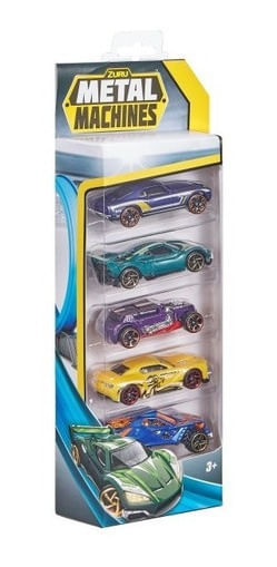 Metal Machines Pack X 5 Autos Serie 2 6709