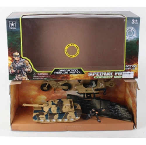 Set Tanques A Fricción Con Sonido Y Luz 1662257