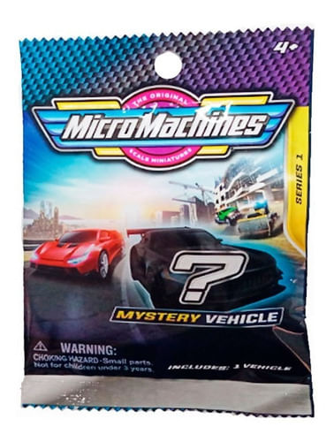 Vehículo Mini Micro Machines Pack X 1 Auto Sorpresa 86107