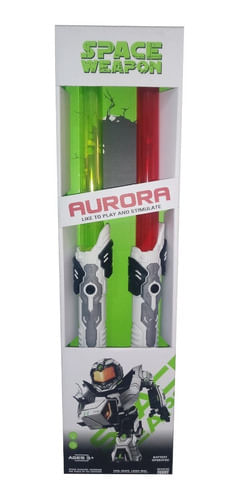 Espada Espacial Doble Con Sonido Yb00586 6445