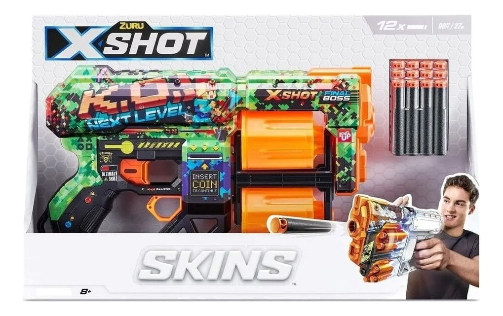 Zuru X-shot Skins Dread Con 12 Dardos 7299 36517
