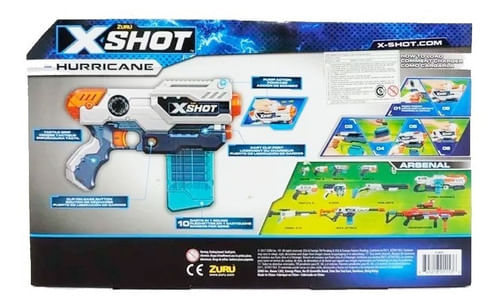 X-shot Huracan Pistola Lanza Dardos 3693