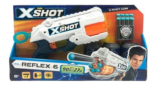 X-shot Excel Reflex Revolver Pistola Lanza Dardos 36116