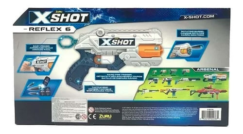 X-shot Excel Reflex Revolver Pistola Lanza Dardos 36116
