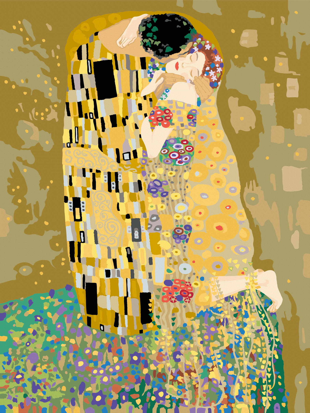 Ravensburger CreArt Klimt The Kiss 23648 - detalle 1