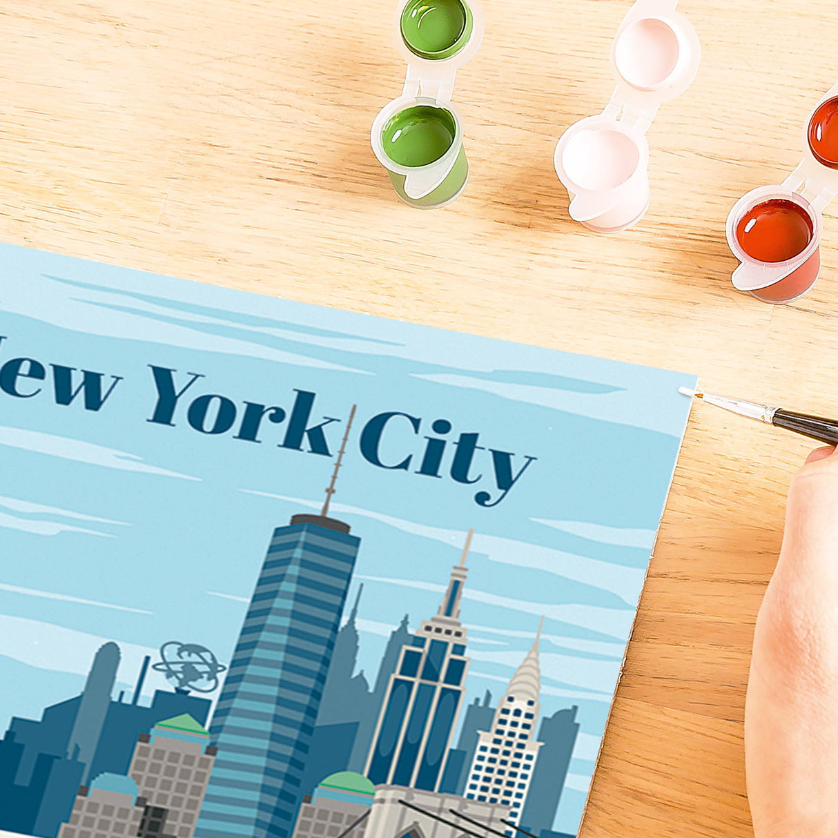 Ravensburger CreArt Colorful New York City 23686 - detalle 3