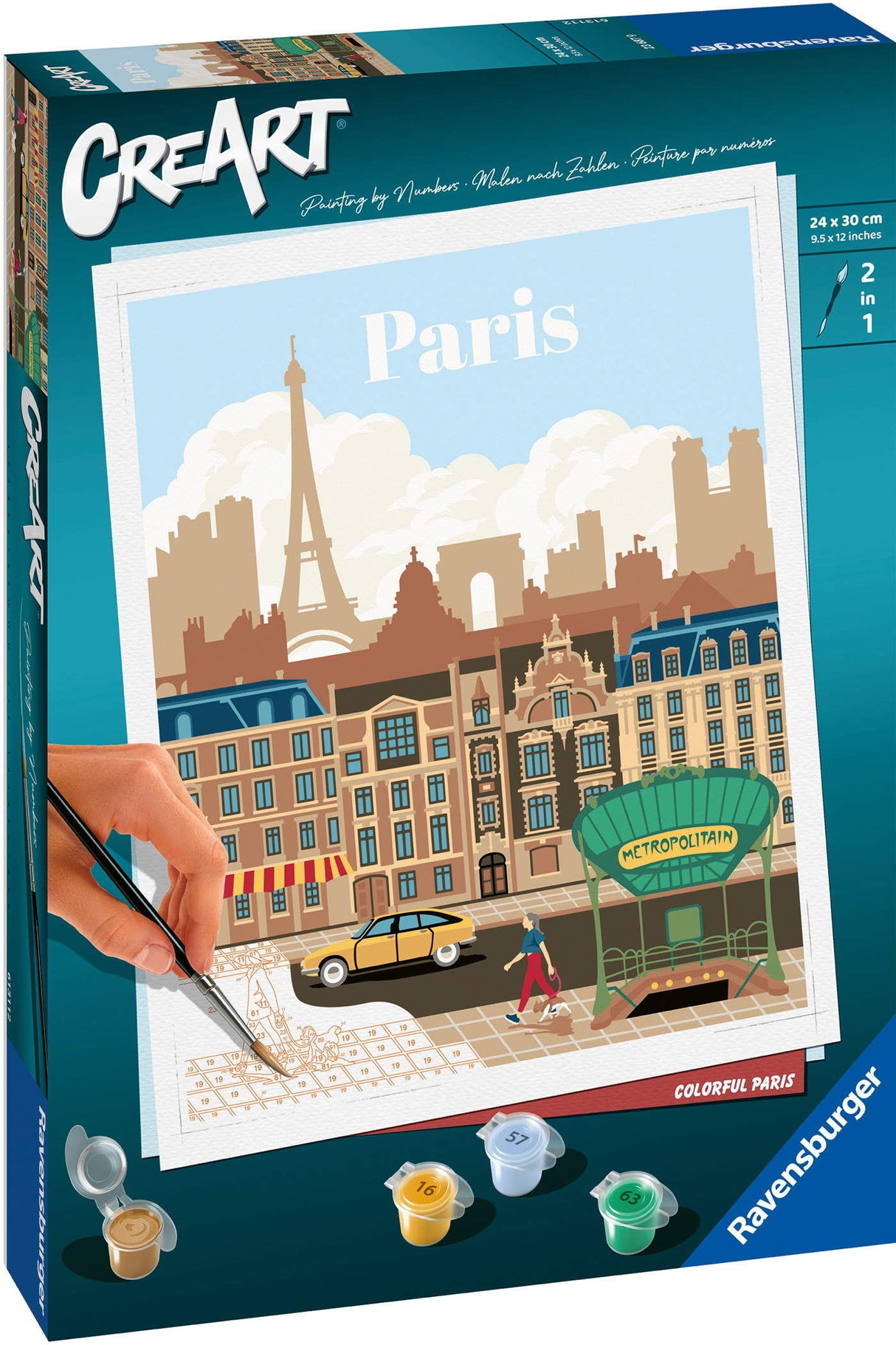 Ravensburger CreArt Colorful Paris 23687 - packaging