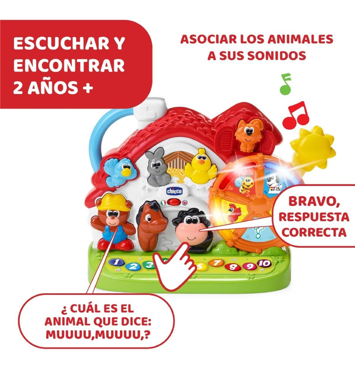 Chicco Toy Abc Granja Bilingüe Didactica 9604 Ch