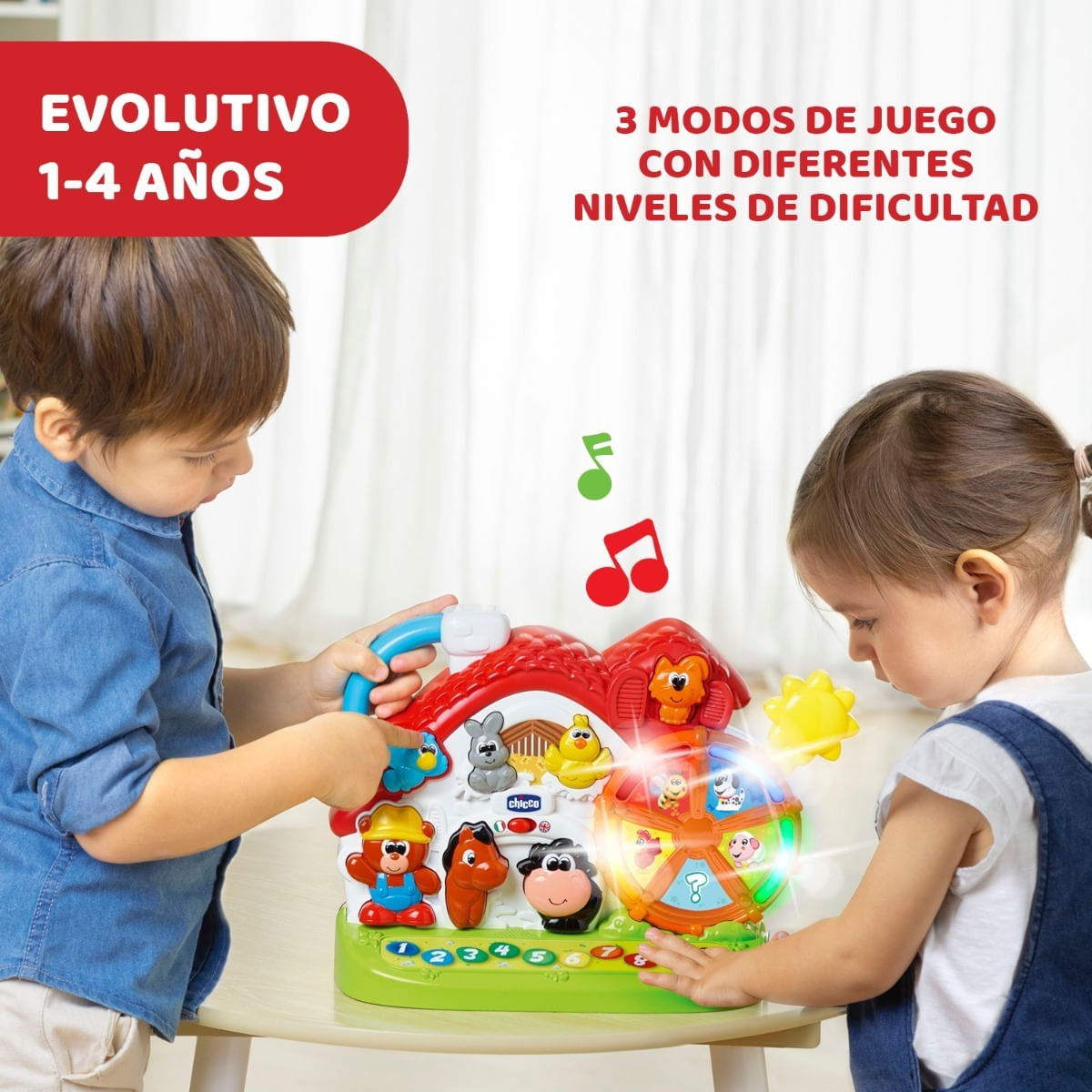 Chicco Toy Abc Granja Bilingüe Didactica 9604 Ch