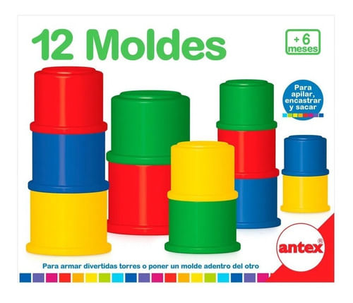 12 Moldes Apilables Para Encastrar 2266 Antex