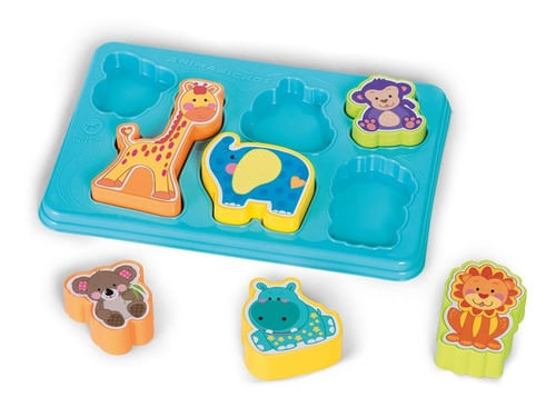 Juego Didactico Anima Bichos con encastre 835 Calesita
