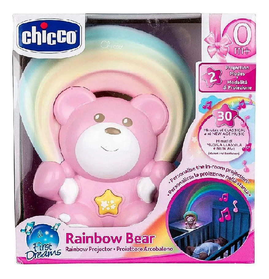 Chicco Rainbow Bear Osito Proyector Rosa 104741