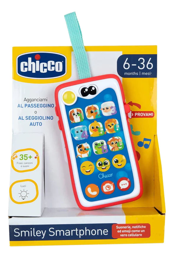 Chicco Smiley Smartphone Didactico Bilingüe 1116100004