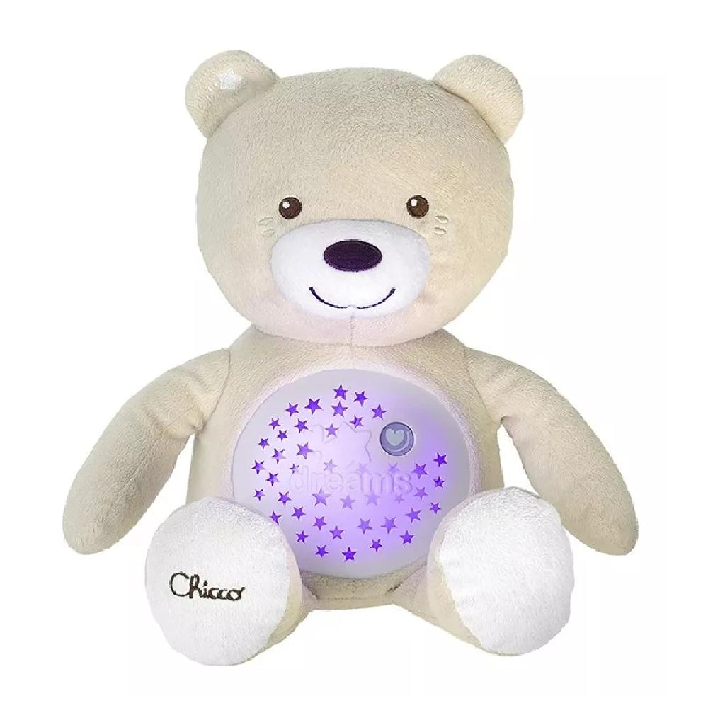 Chicco First Dreams Baby Bear Peluche proyector Gris 00008015300000