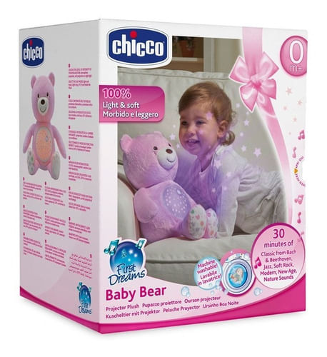 Chicco Proyector Baby Bear Rosa 80151
