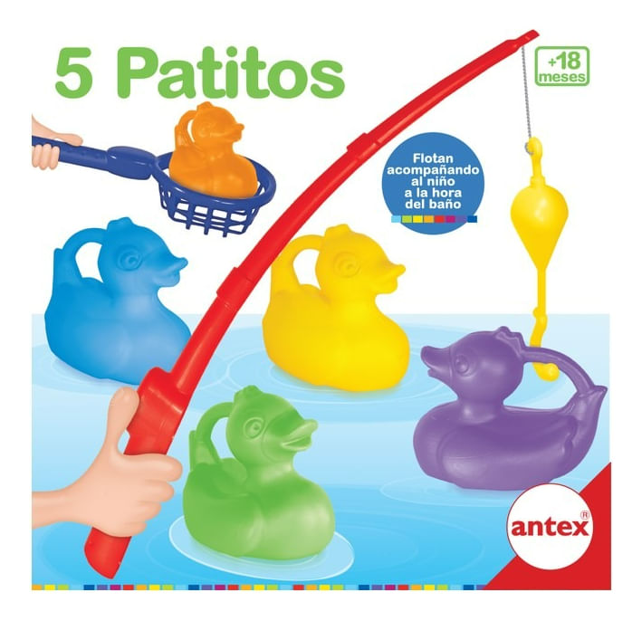 Antex Cinco Patos Para Jugar En El Agua 2284