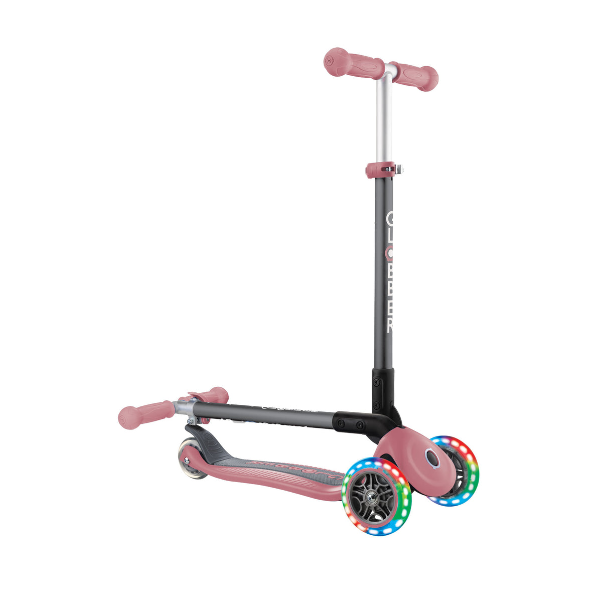 Globber Monopatin Primo plegable Lights Pastel Pink 432-210-2