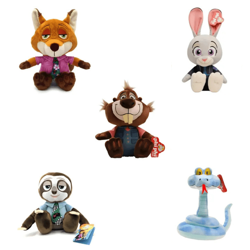 Combo 5 Peluches Zootopia 25cm ZT008