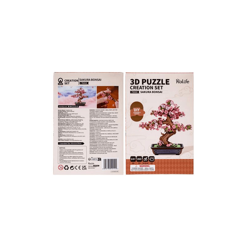 Robotime Puzzle Rolife Sakura Bonsai TG415