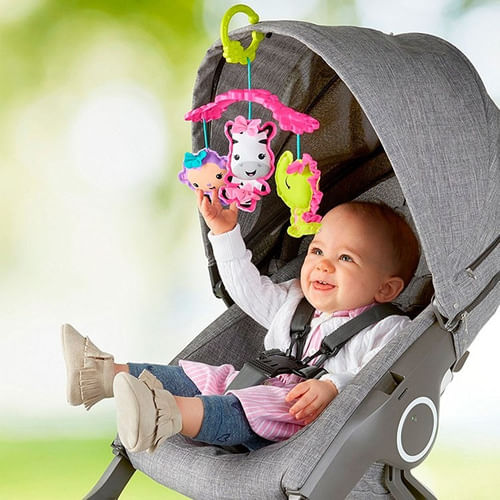 Fisher Price Movil Musical Rosa Drd69