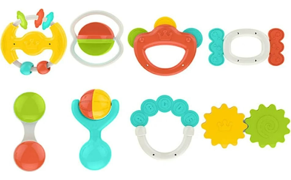 Set De Regalo Sonajeros Y Mordillos 8 Piezas 1862385 Huanger