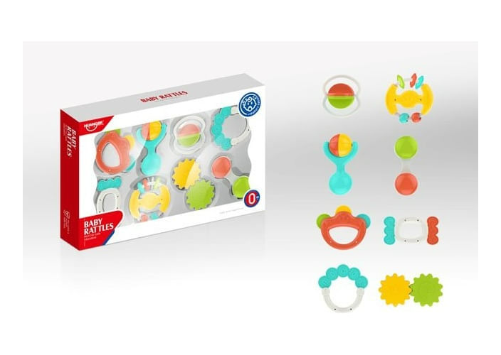 Set De Regalo Sonajeros Y Mordillos 8 Piezas 1862385 Huanger