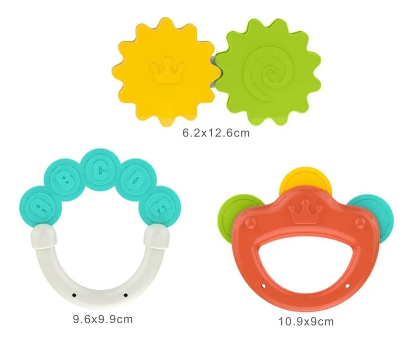 Set De Regalo Sonajeros Y Mordillos 6 Piezas 1862386 Huanger